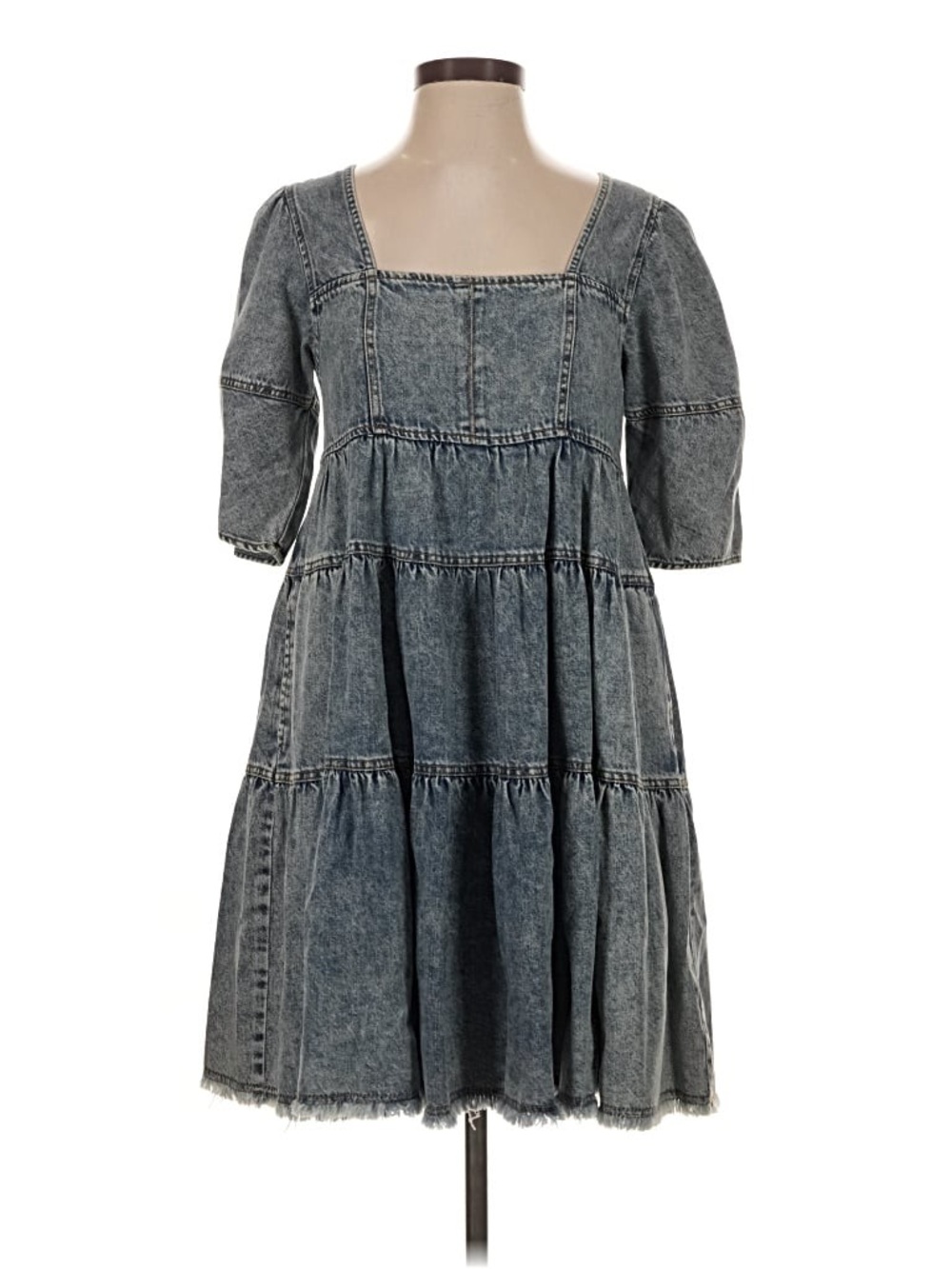 Blue Denim Baby Doll style dress
